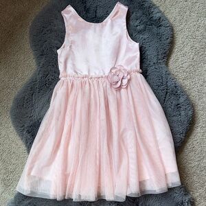 H&M Pink mixed media Formal Dress.  Size 6/7.